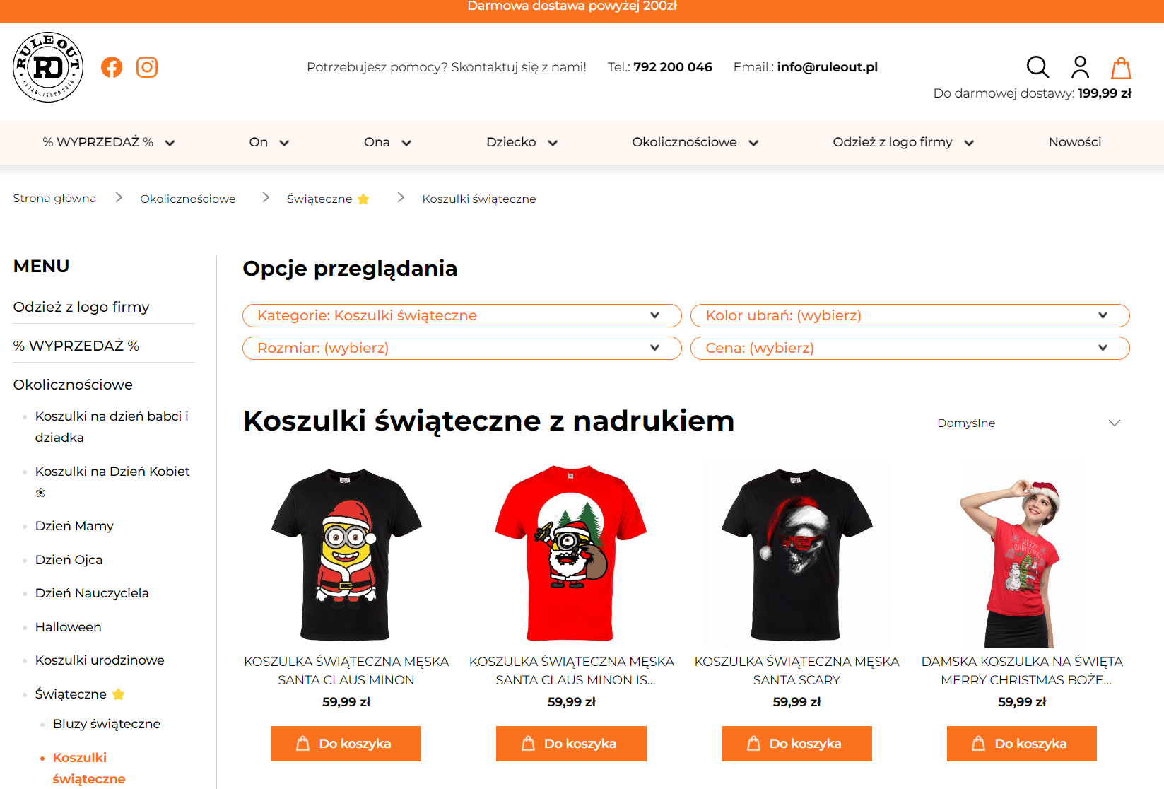 Mikołaj, renifer czy Grinch? Jak wybrać świąteczny nadruk na koszulce?