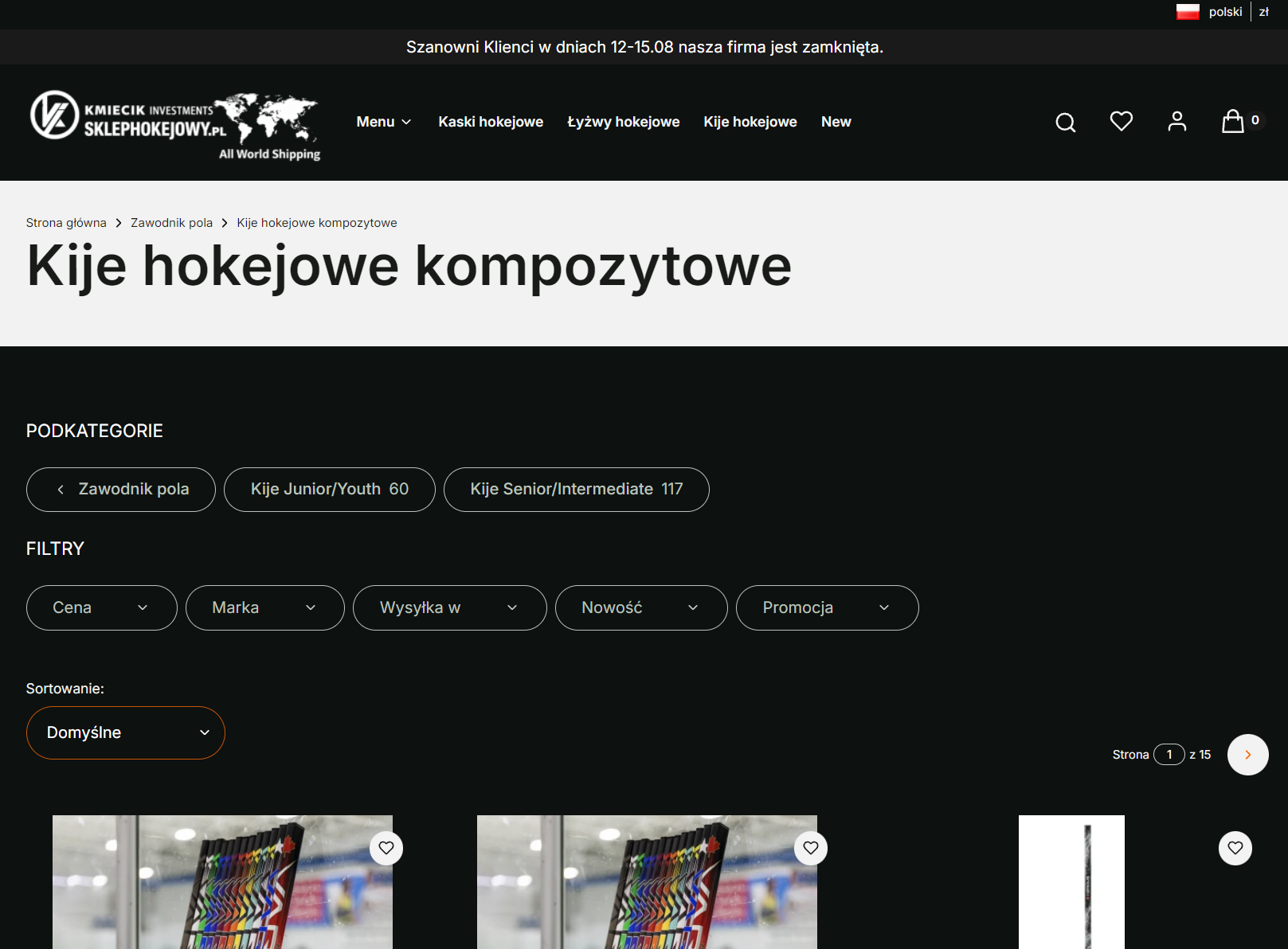 Długość, krzywizna i twardość - najważniejsze parametry kija hokejowego