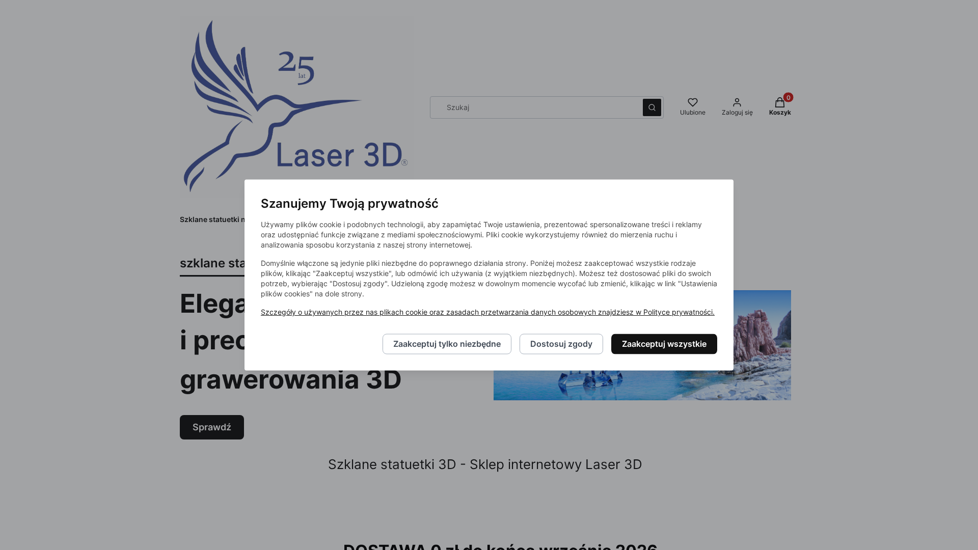Podgląd strony Laser 3D