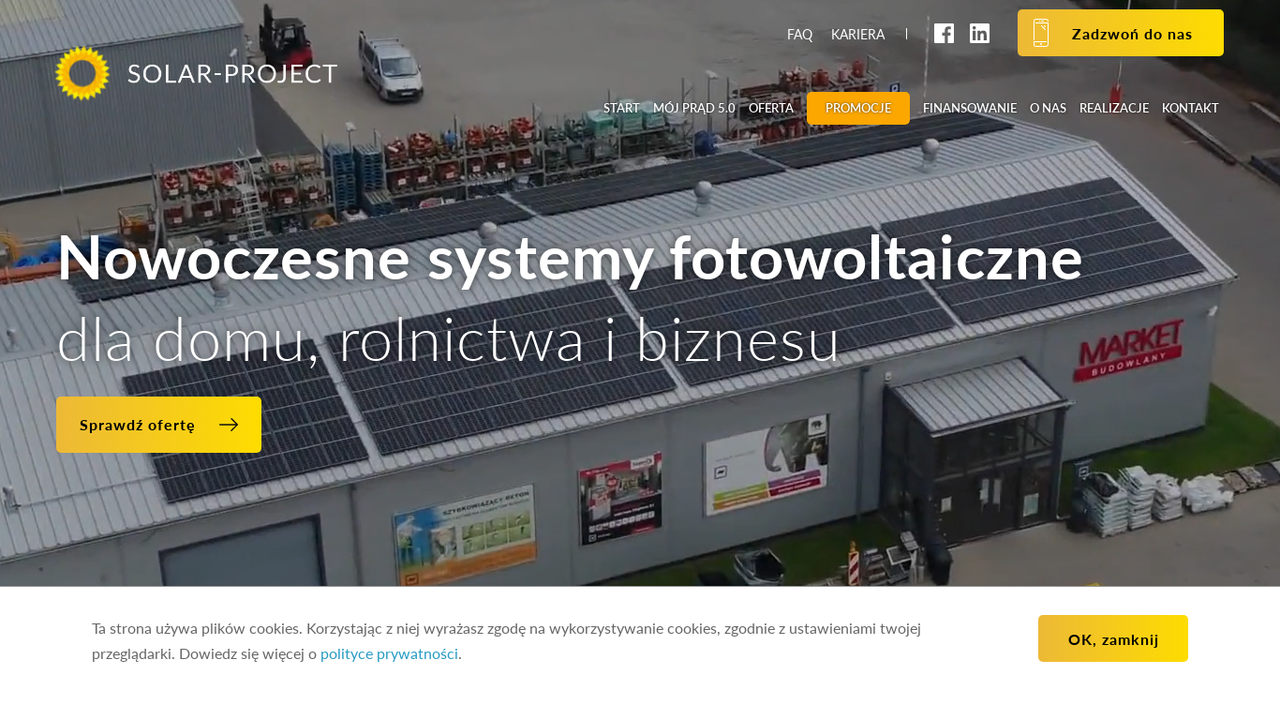 Podgląd strony Solar-Project