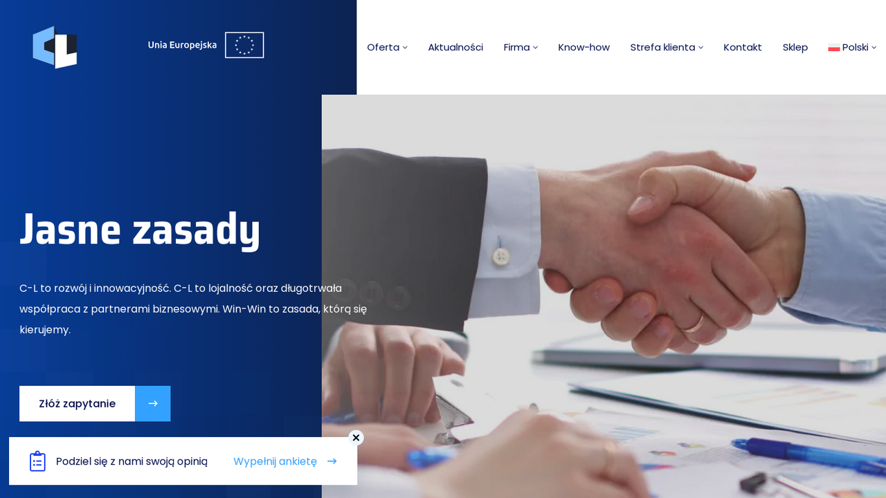 Podgląd strony Materiały do produkcji kompozytów - C-L