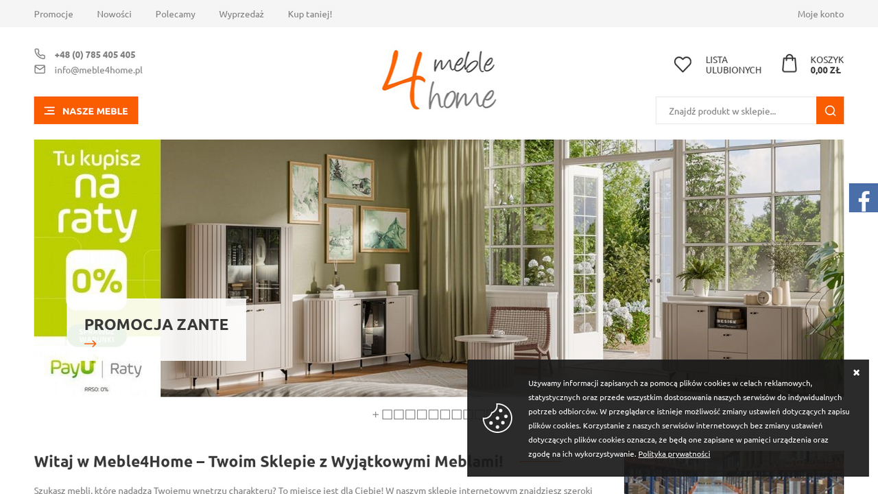 Podgląd strony Meble4Home