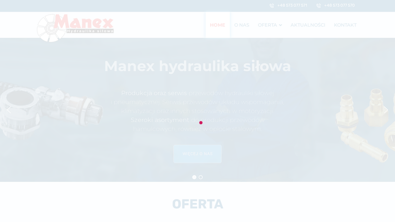 Podgląd strony Hydraulika siłowa Warszawa Manex