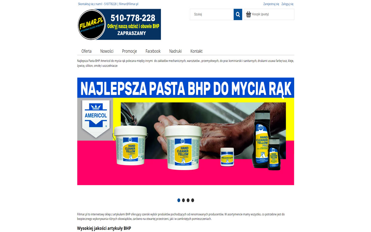 FILIMAR - sklep z artykułami BHP