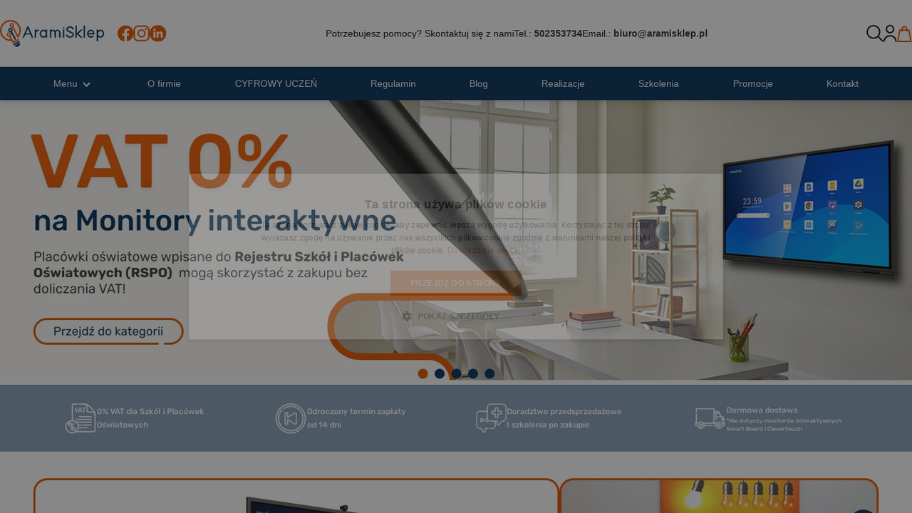 Podgląd strony AramiSKlep