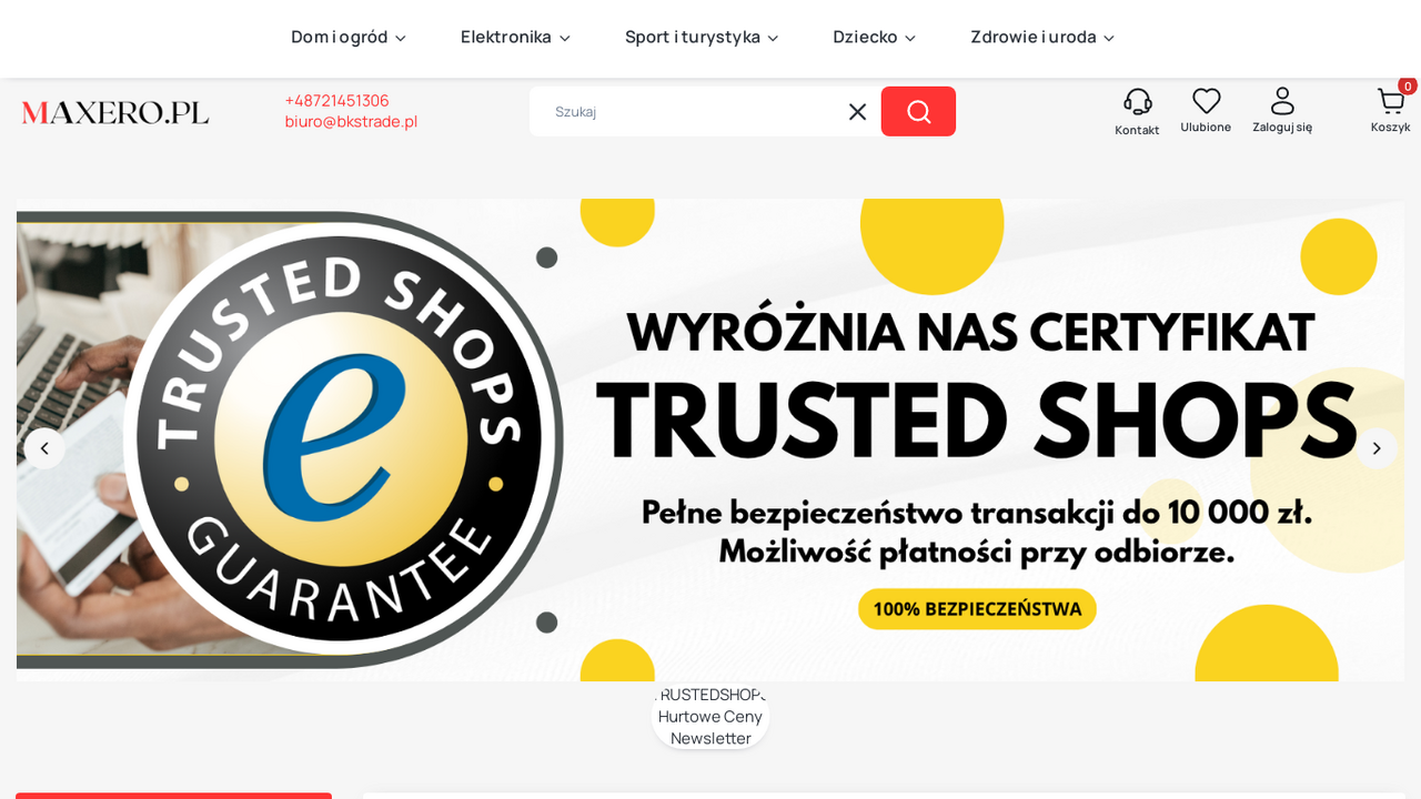 Podgląd strony Maxero