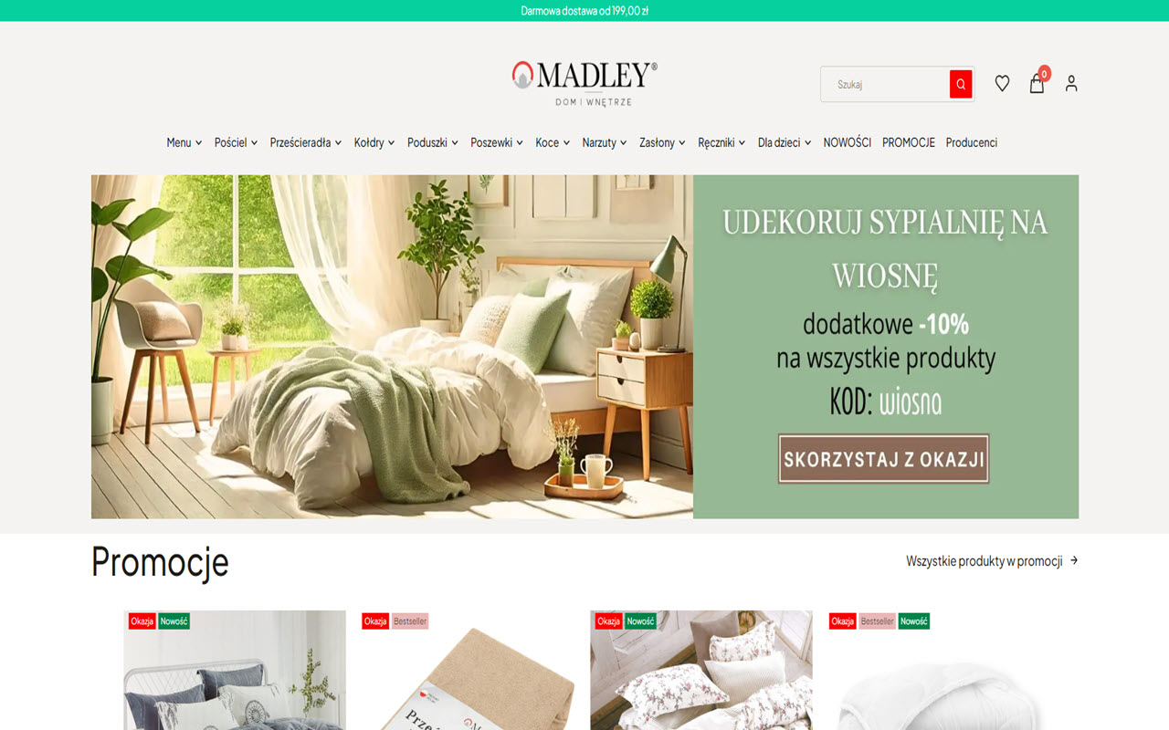 Podgląd strony Madley